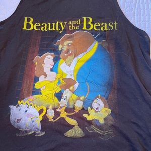 Disney Beauty and the Beast Tank Top Size L